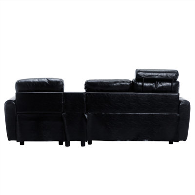 2 - Piece Vegan Leather Sectional