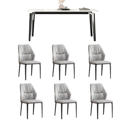 Ensemble de table et de chaises Minimalist Rock Plate
