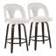 Ensemble de tabourets de bar pivotant contemporain à hauteur fixe-938482835