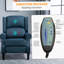 Canapé de massage inclinable avec fonction chauffante, télécommande, bleu-637317271