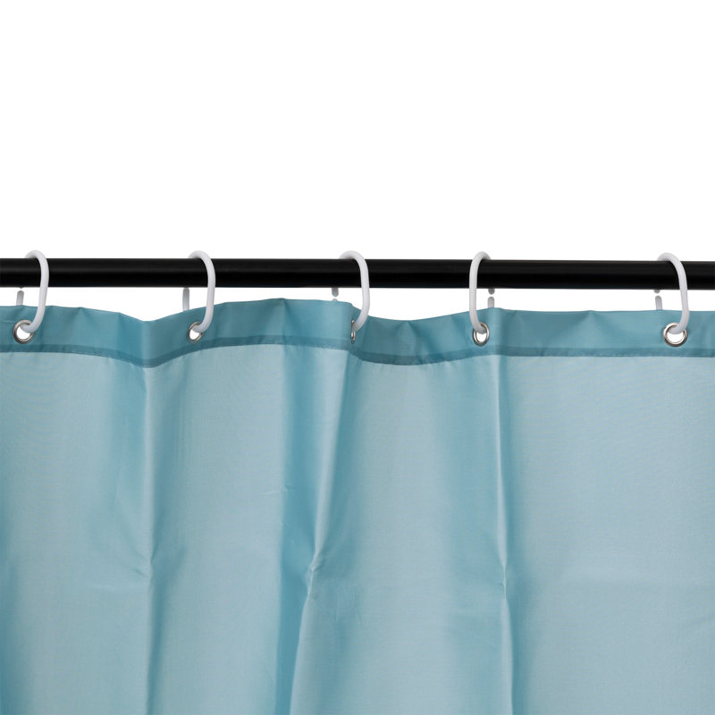 Howling Polyester Shower Curtain, Blue