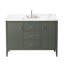 Meuble-lavabo simple 48 po avec plateau en marbre-105275173-105275171