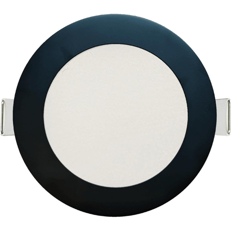 Perlglow 6" Round Bronze 18W ‎1600 Lumens 5CCT Slim Light, Brushed Brass