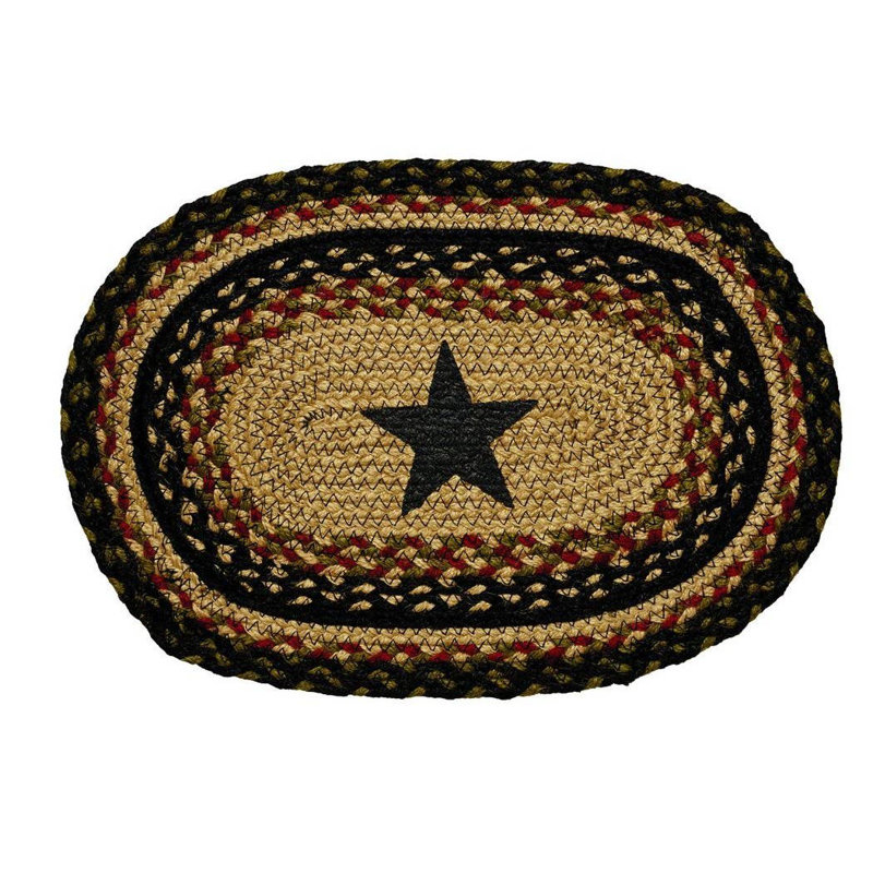 Tapis Fredkin, Noir / rouge / beige / vert