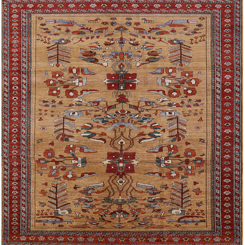 Oriental Indoor Rug, Square 4'