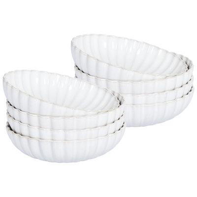 NETTLE 700ml Handmade Stoneware Pasta Bowl