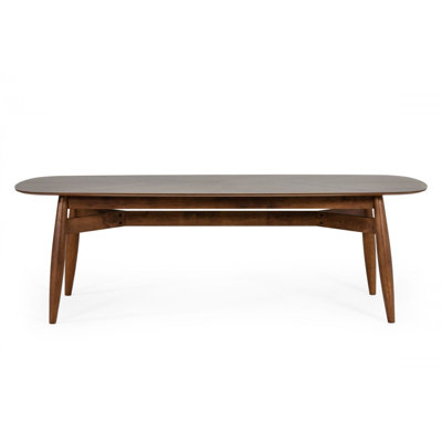  95" Brown Solid Wood Dining Table