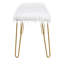 Bahr Faux Fur Upholstered Bench