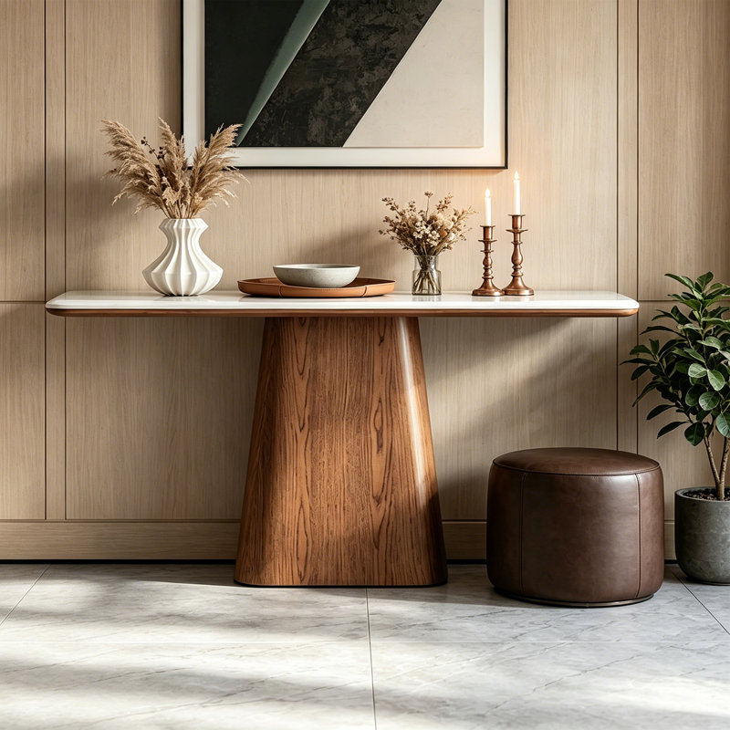 Console italienne Italian Minimalist, H 33,5 po x l 54,3 po x P 13,8 po
