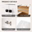 Meuble-lavabo moderne 36 po sans comptoir ni lavabo, meuble-lavabo simple