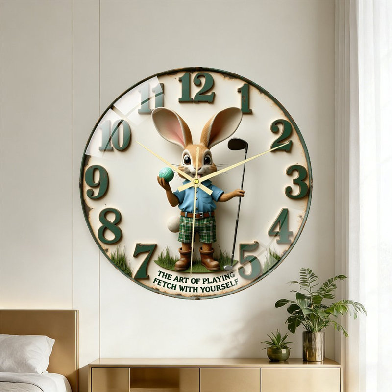 Horloge murale en verre 16 po