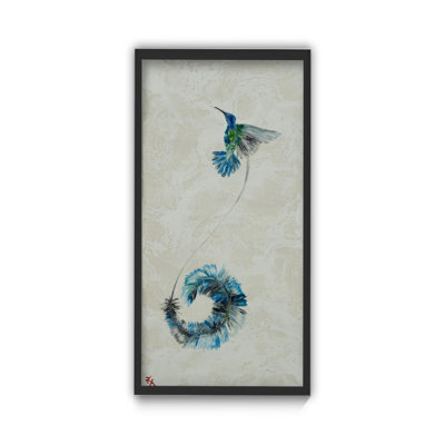 Art mural «Feathered Symphony» par Karen Biery