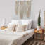  Suspension murale en coton de style bohème Macrame tissé à la main l 43 po x L 32 po