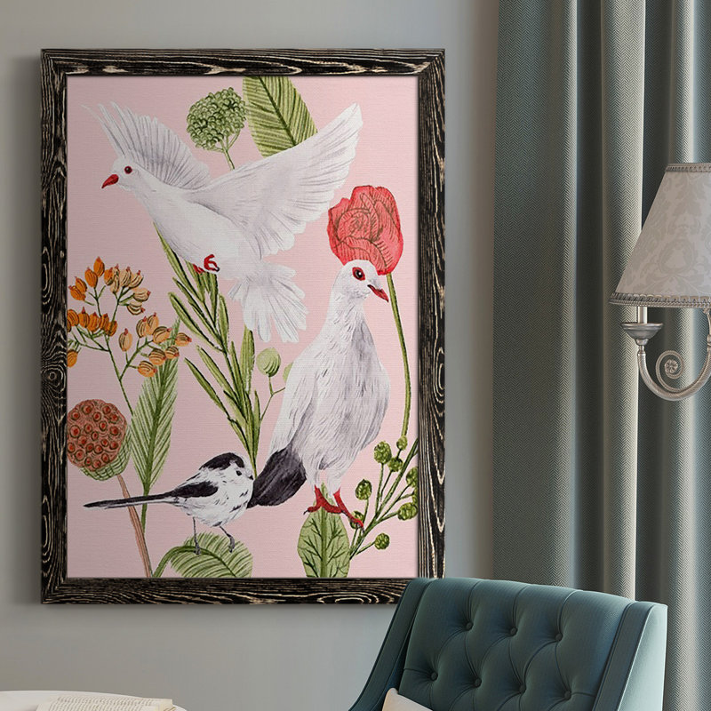 Oiseaux en mouvement I, Noir, H 43,5 po x l 31,5 po x P 1 po