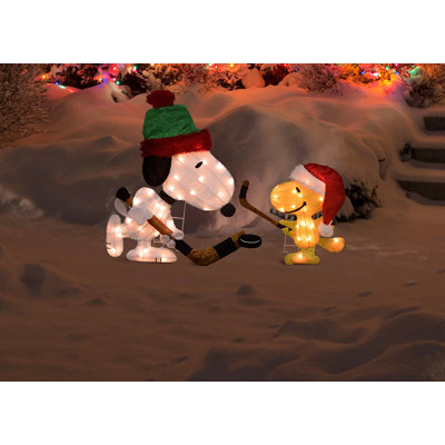 Snoopy et Woodstock hockey 28 pi