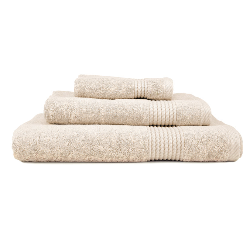 Ensemble de serviettes 3 pièces Adlena, Beige