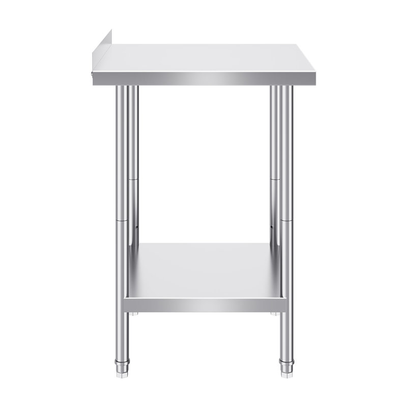 Adjustable Height Stainless Steel 24'' x 24'' Work Table
