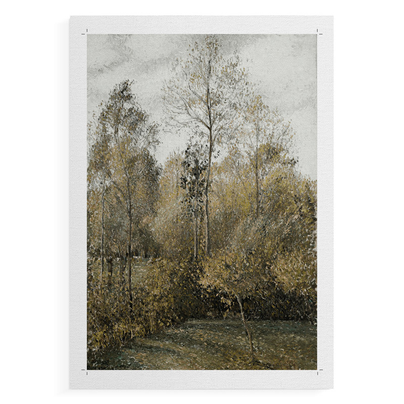 Paysage rétro CCXL - impression sur toile seulement - non encadrée, H 18 po x l 12 po