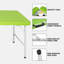 Table pliante de 4 pi pour l'intérieur et l'extérieur, table pliable portative-131179104