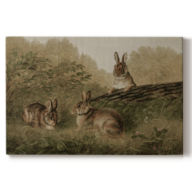 Paysage rétro - DCCX III, reproduction d'art sur toile, H 19 po x l 28 po