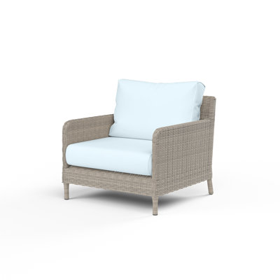 Chaise longue d'extérieur Manhattan avec coussins Sunbrella