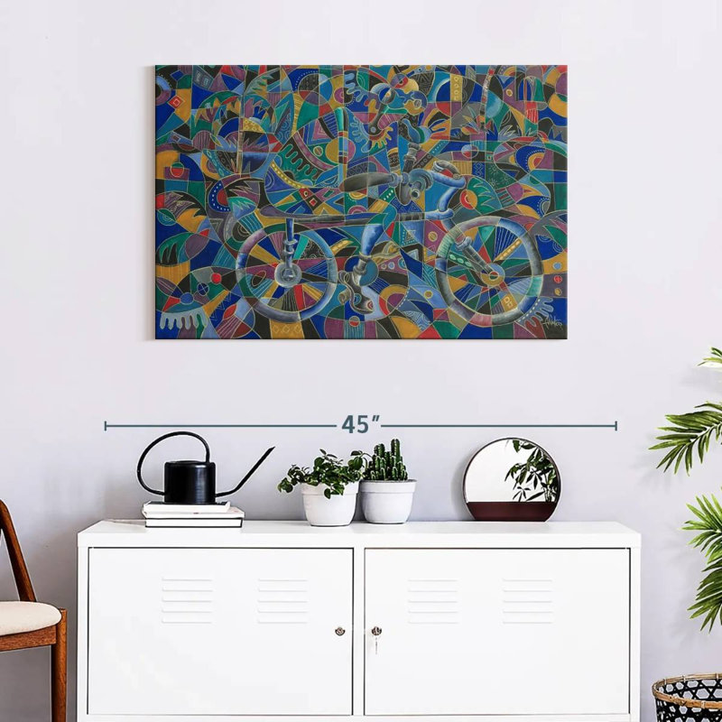 Mehar The Last Cyclist, 24" H x 36" W