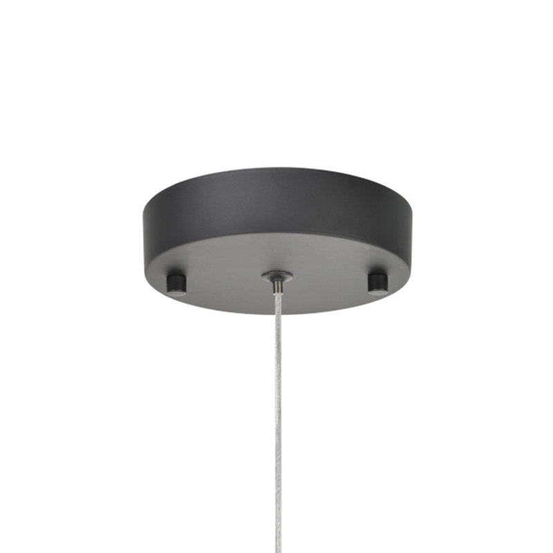 Luminaire suspendu géométrique 1 lumières unique, Noir