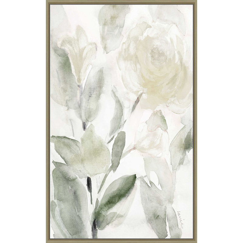 Hello Hello Spring I - Peinture, L 21,5 po x H 33,5 po, Encadrement doré