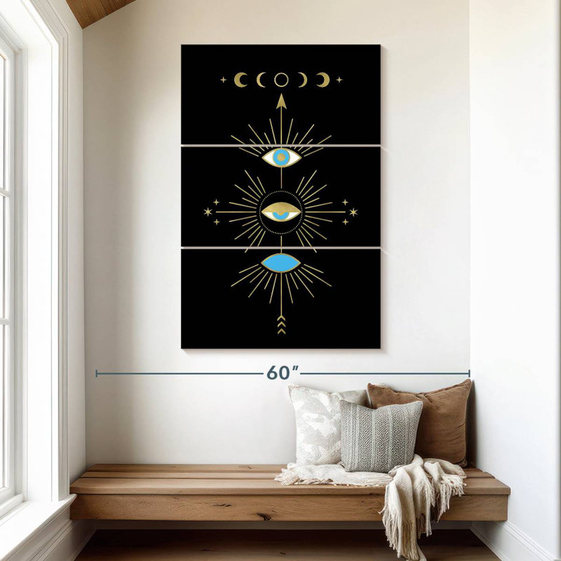 Adella Evil Totem Eye, 50" H x 32" W