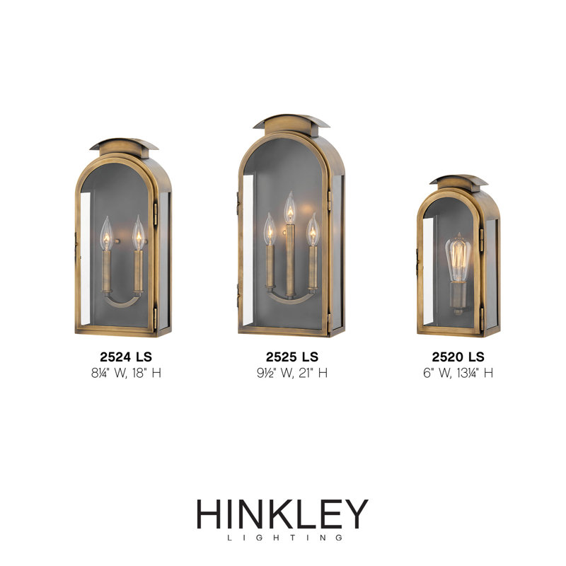 Rowley 3-Light Outdoor Wall Lantern