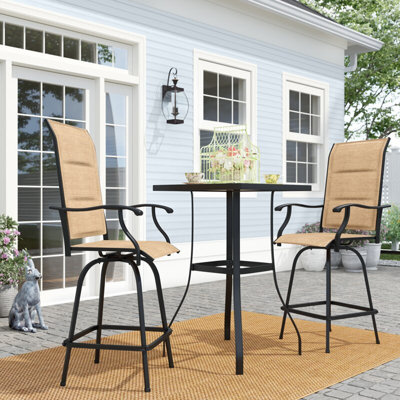 Alyne 2 - Person 27.5" Long Bar Height Dining Set