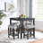 Shayleigh 5 - Person Four Leg Dining Set-1912021771-1912021769-1912021768
