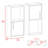 2-Pc Wall-Mounted Bathroom Medicine Cabinet with Open and Closed Storage-223725984