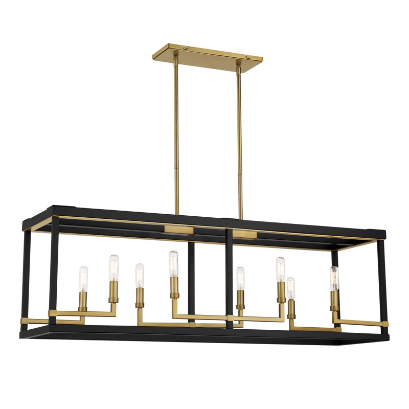 Mercer41 Union Estates Coal And Soft Brass Island Light