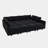 Kandle Upholstered Velvet Modular Sectional-1772855396
