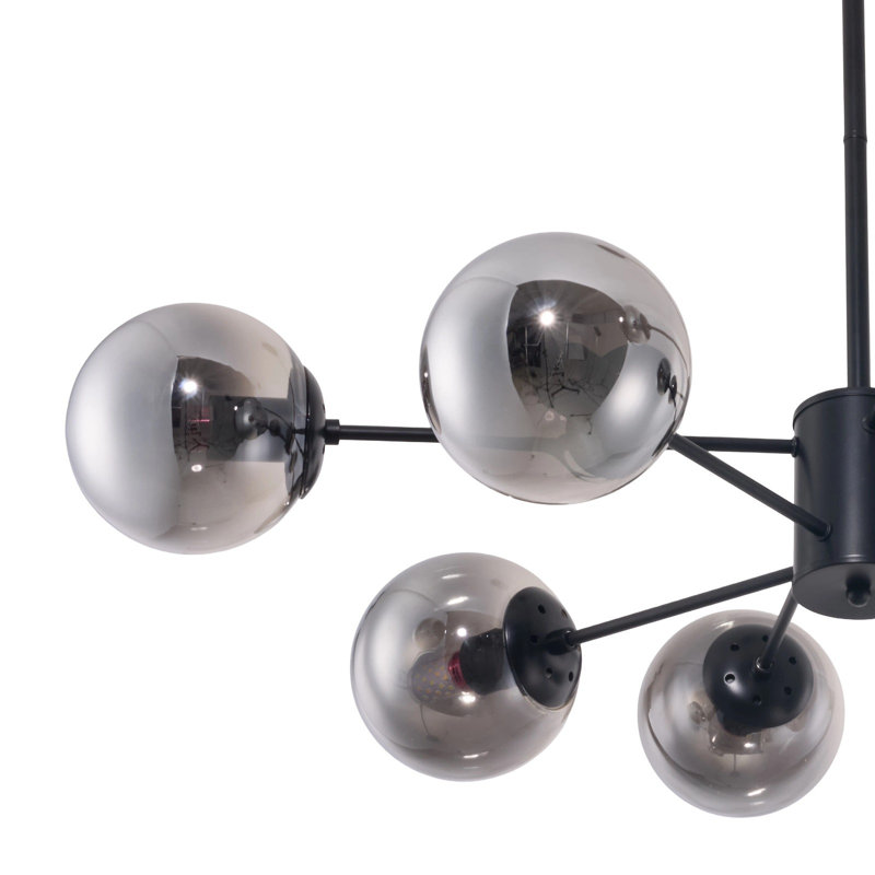 8 - Light Matte Black Pendant