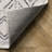 Mia Medallion Machine Washable Area Rug for Living Room Bedroom Dining Room Kitchen, Light Grey/Ivory-472414831