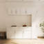 Armoire murale empilable, blanche - H 72,4 po pour une organisation efficace P 16 po x l Portes amovibles et nettoyage facile Entretien optimal