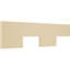 Garniture dentelée en uréthane Signature H 9 po x l 1 1/2 po x L 36 po brun clair Monroe-101140454