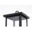 Mershon 7 Inch Outdoor Post Light in Black