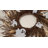 Haunted Hill Farm 20-In. Battery-Operated Natural Twig Wreath with LED Lights and Spooky Ghosts