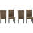Dunblane 18.5'' H Upholstered Mahogany Side Chair