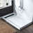 60" x 36" Solid Surface Single Threshold Shower Pan Base with Drain Assembly & Drain Cover Included, Non-Slip-65273745-60231227