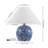 Felice 17.25" Modern Cottage Floral Ceramic Globe LED Table Lamp-363381580