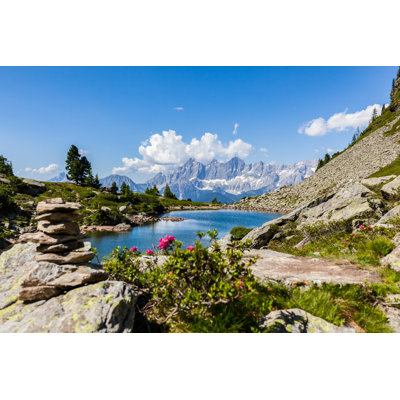 Lake Spiegelsee Mittersee by Photoflorenzo - Wrapped Canvas Print