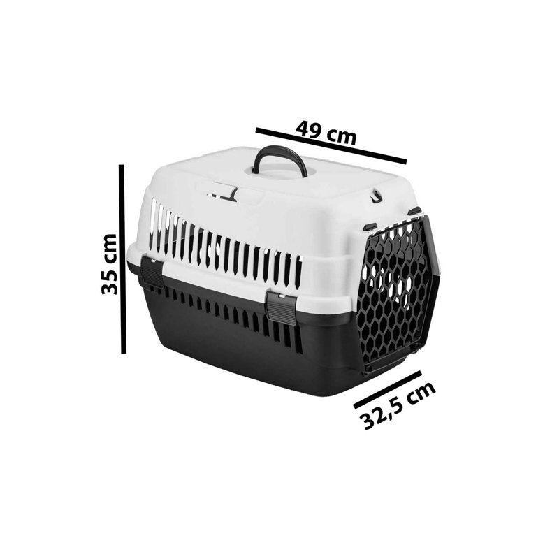 Boîte de transport pour animaux, H 13,78 po x l 19,29 po x P 13,78 po, Turquoise