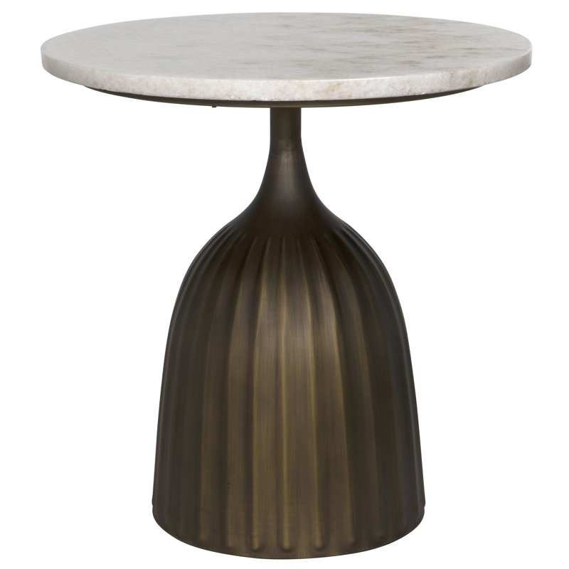 Samuel Marble Top End Table