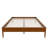 15 Inch High Queen Size Solid Dry Bamboo Wood Platform Bed Frame, with Wood Slat Metal Support, Modern & Minimalist Style, No Box Spring Needed, Easy Assembly-2115578494-2115578495