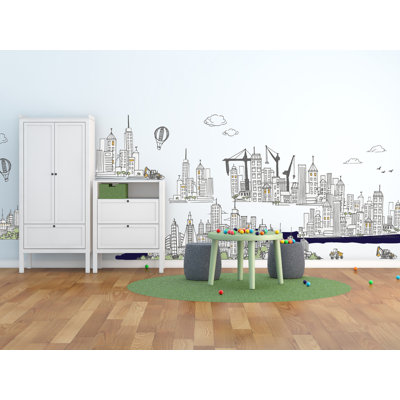 Adhésif décoratif paysage urbain
