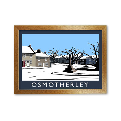 Osmotherley In Snow by Richard O'Neill - Single Picture Frame Print